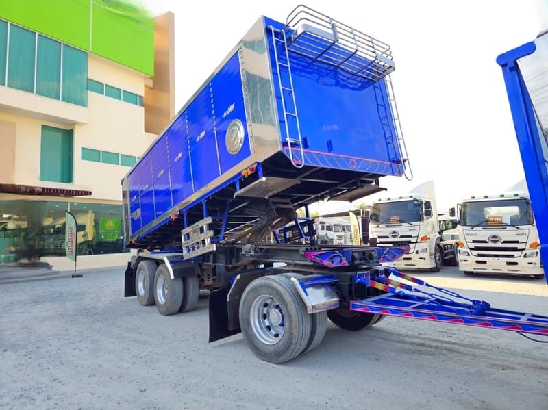 ✔️ หางดั้มพ์ สามเพลา ✔️ อู่ ส.สมบัติ ปี 2566 (5237)