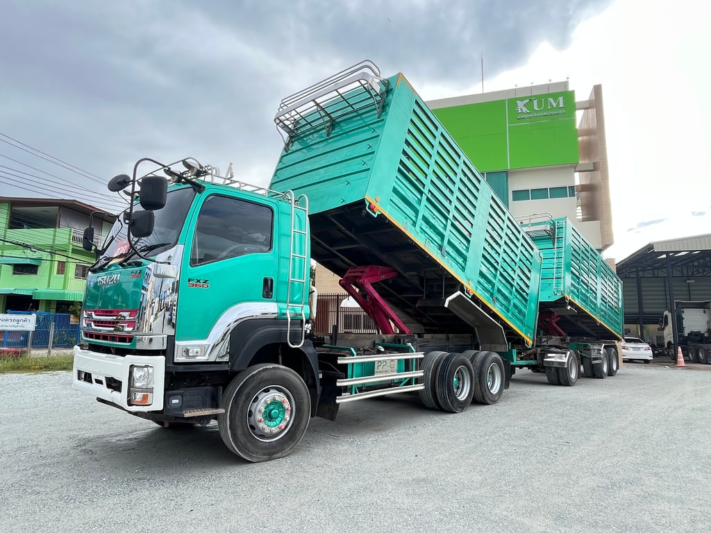 สิบล้อดั้มพ์ ISUZU FXZ 360 แรง ปี 2566,หางดั้มพ์ สามเพลา อู่ พีพีเอ็นเจเนริ่ง ทรัค ปี 2566 (4795,4796) สิบล้อดั้มพ์ ISUZU FXZ 360 แรง ปี 2566,หางดั้มพ์ สามเพลา อู่ พีพีเอ็นเจเนริ่ง ทรัค ปี 2566 (4795,4796)