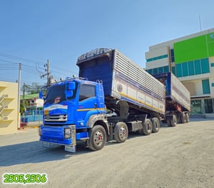 🔥#สิบสองล้อดั้มพ์ ISUZU FYH 360 แรง ปี 56