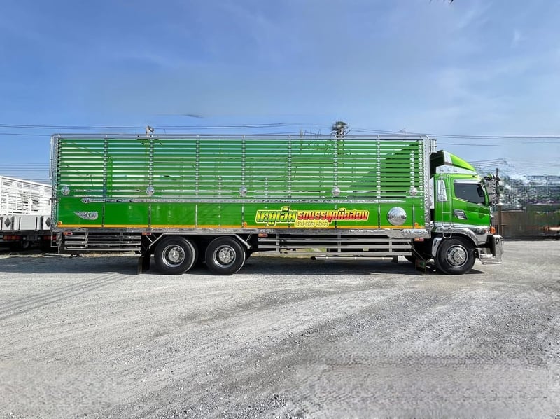 🔥 ตัด Sาคา โหดสุดๆ ลดลงอีก 100,000 ‼️ ... พื้นสแตนเลส ไม่เป็นสนิม ... ￼ สิบล้อคอก HINO FL8J 260 แรง ปี 2566  (5115)