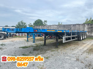 🇨🇷 หางพื้นเรียบ สามเพลา อู่ RCK ปี 2564 (8647)