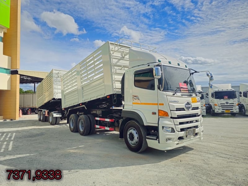 📣 สิบล้อดั้มพ์ HINO FM1A 344 แรง ปี 2566 ยาว 6.0 กว้าง 2.5 สูง 2.0 🛎️ หางดั้มพ์ สามเพลา อู่ธนาสิน ปี 2566 ยาว 6.8 สูง 2.3 กว้าง 2.5   ( 7371 , 9338 )