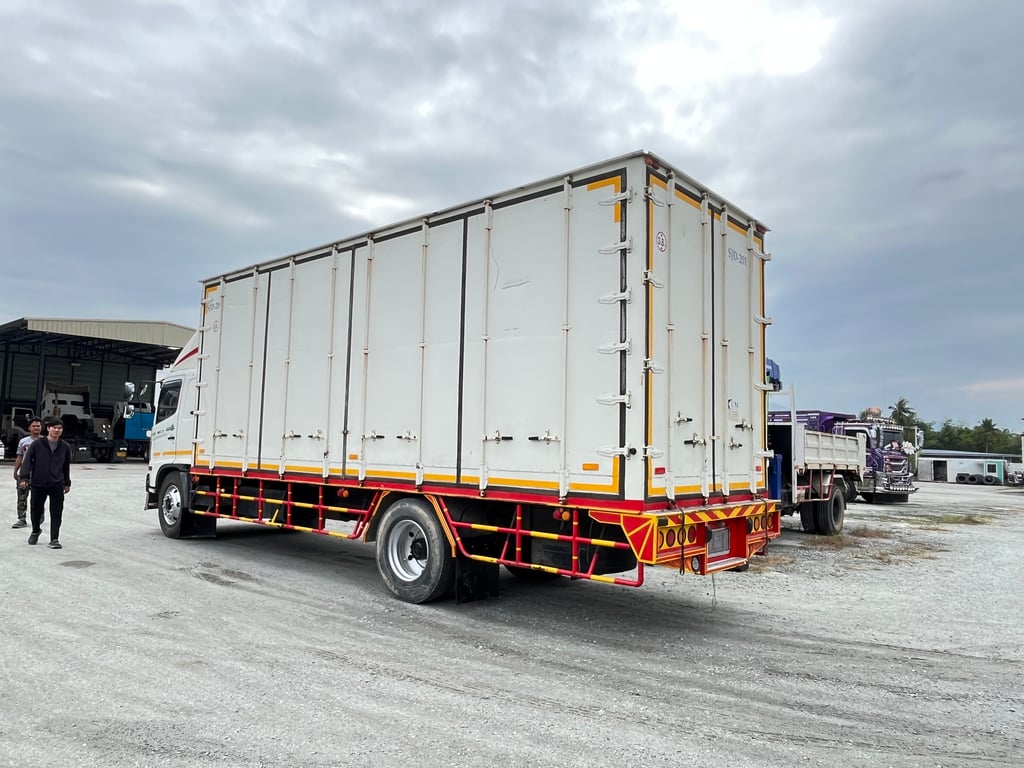 🇨🇷 หกล้อตู้สิบบาน HINO FG8J 212 แรง ปี 2556 (0988)
