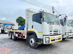 #สิบล้อพื้นเรียบ ISUZU FVZ 300 แรง ปี 2557 (0812) #สิบล้อพื้นเรียบ ISUZU FVZ 300 แรง ปี 2557 (0812)