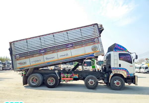12 ล้อดั้มพ์เกษตร ISUZU FYH  360 แรงม้า ปี 2555 (0856)