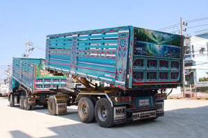 สิบล้อดั้มพ์พ่วง HINO FM1A  344 แรงม้า ปี 67 (5491,5492)