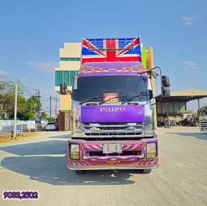 👉 สิบล้อดั้มพ์ ISUZU FXZ 360 แรง ปี 2554 👉 หางดั้มพ์ สามเพลา อู่ ส.สมบัติ ปี 2557 (9033,2502)