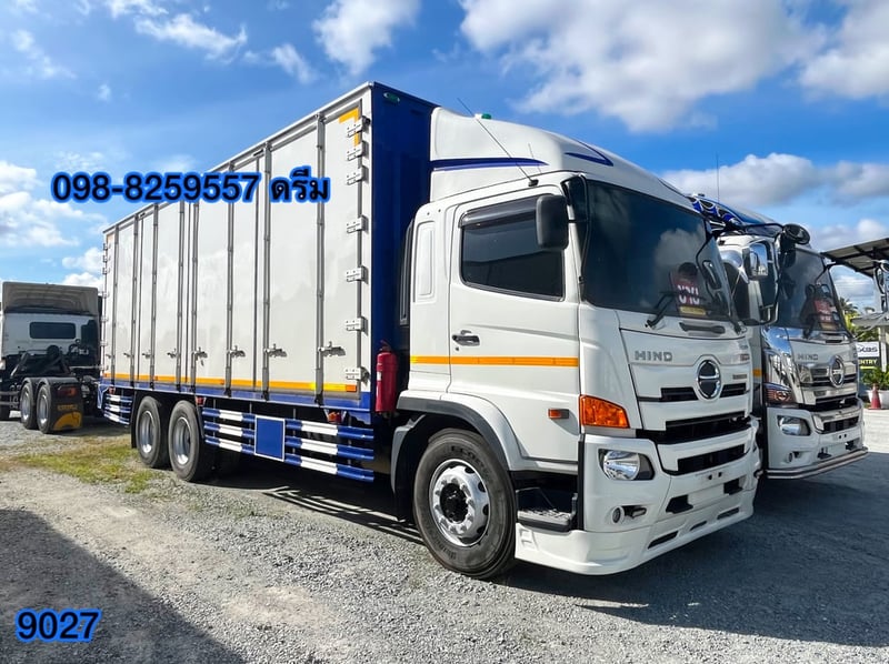 🔥  สิบล้อตู้สิบบาน HINO FL8J 260 แรง ปี 2565 (9027)