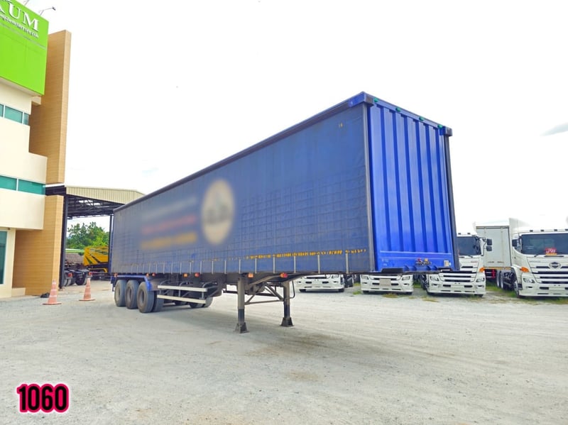 🇨🇷 หางตู้ผ้าใบ สามเพลา อู่สามมิตร ปี 2565 (0160)