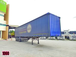 🇨🇷 หางตู้ผ้าใบ สามเพลา อู่สามมิตร ปี 2565 (0160)