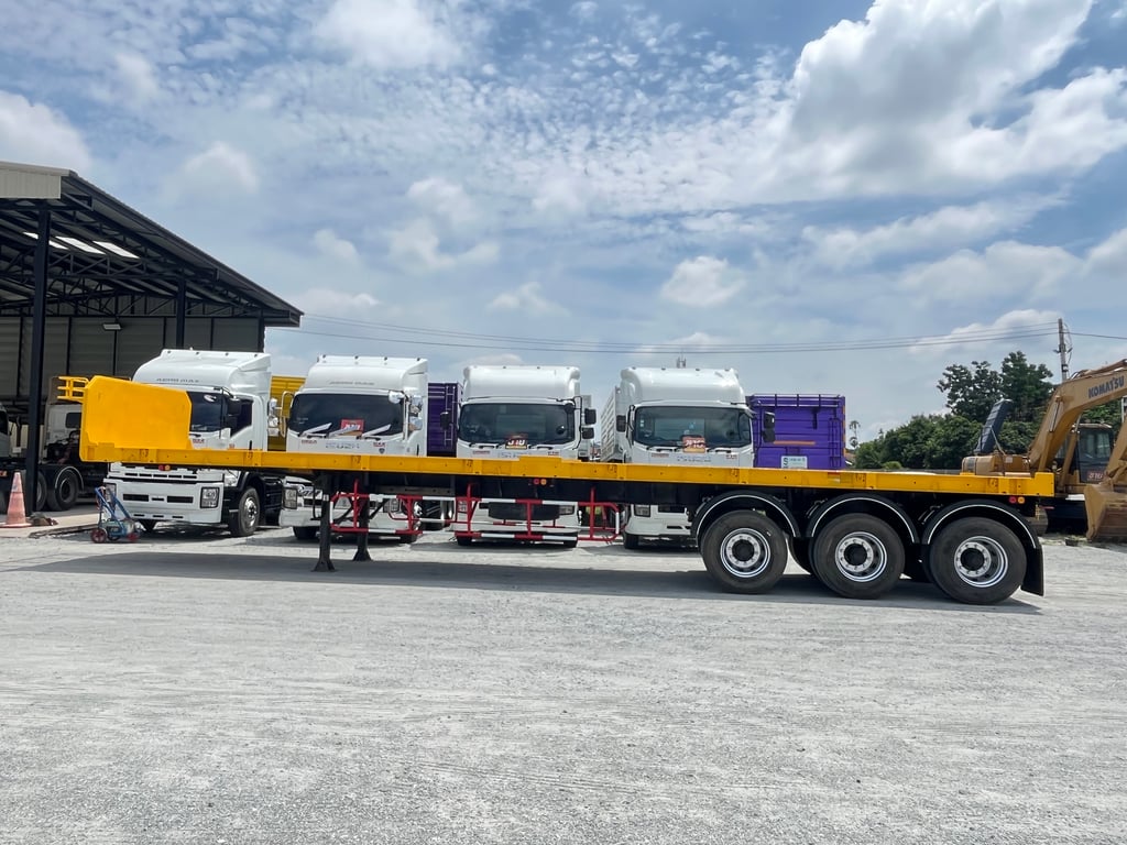 #หางพื้นเรียบ_สามเพลา อู่ WAFA ปี 2563 (6112) #หางพื้นเรียบ_สามเพลา อู่ WAFA ปี 2563 (6112)