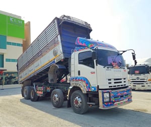💥Vาย  12 ล้อดั้มพ์เกษตร ISUZU FYH  360 แรงม้า ปี 2555 (0856)