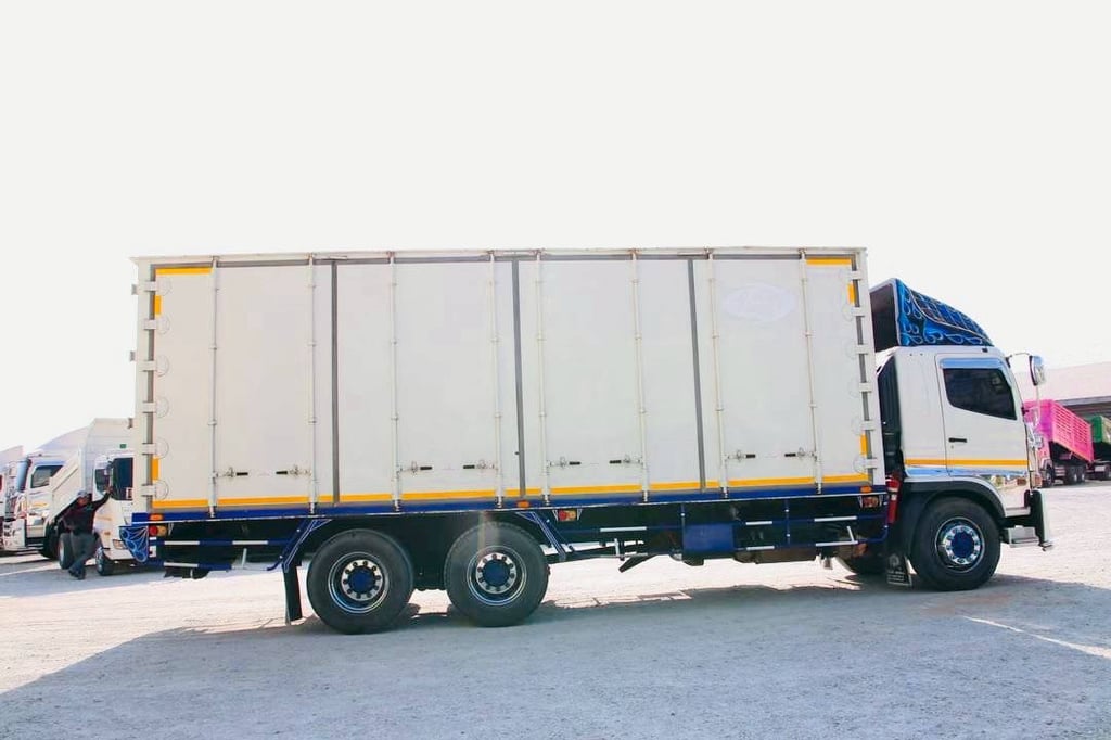 👉 สิบล้อตู้สิบบาน HINO FL8J 260 แรง ปี 2565 (9027) 👉 สิบล้อตู้สิบบาน HINO FL8J 260 แรง ปี 2565 (9027)
