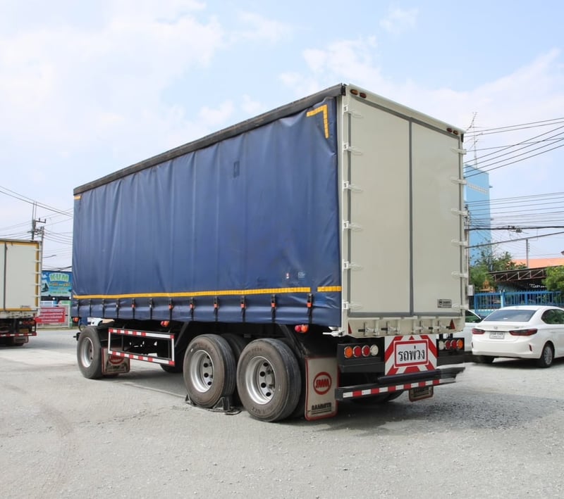 👉 #หางตู้ผ้าใบ_สามเพลา อู่ สามมิตร ปี 2567  (5507)