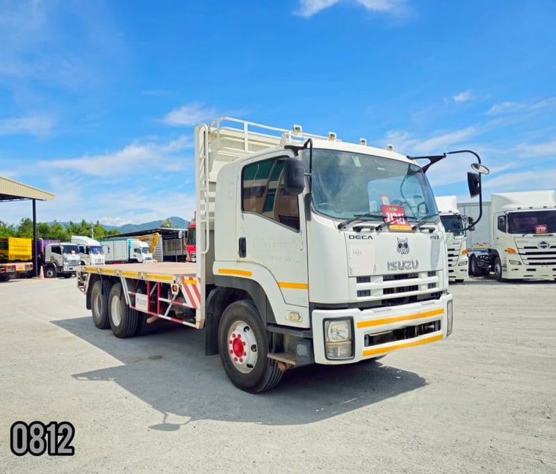 ‼️สิบล้อพื้นเรียบ ISUZU FVM 240แรง ปี 2557 (0812)