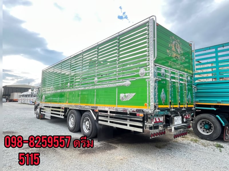 👉 สิบล้อคอก HINO FL8J 260 แรง ปี 2566 (5115) 👉 สิบล้อคอก HINO FL8J 260 แรง ปี 2566 (5115)