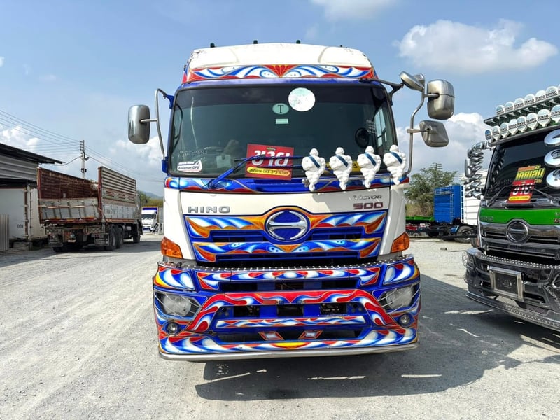 สิบล้อดั้มพ์ HIINO FM1A 344 แรง ปี61 หางดั้มพ์ สามเพลา อู่เดอะฟินิกซ์  ปี61  (3362,3363)