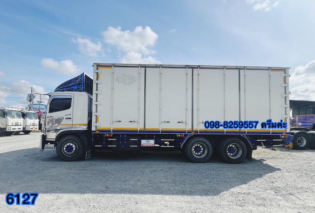 👉 สิบล้อตู้สิบบาน HINO FL8J 260 แรง ปี 2564 (6127)