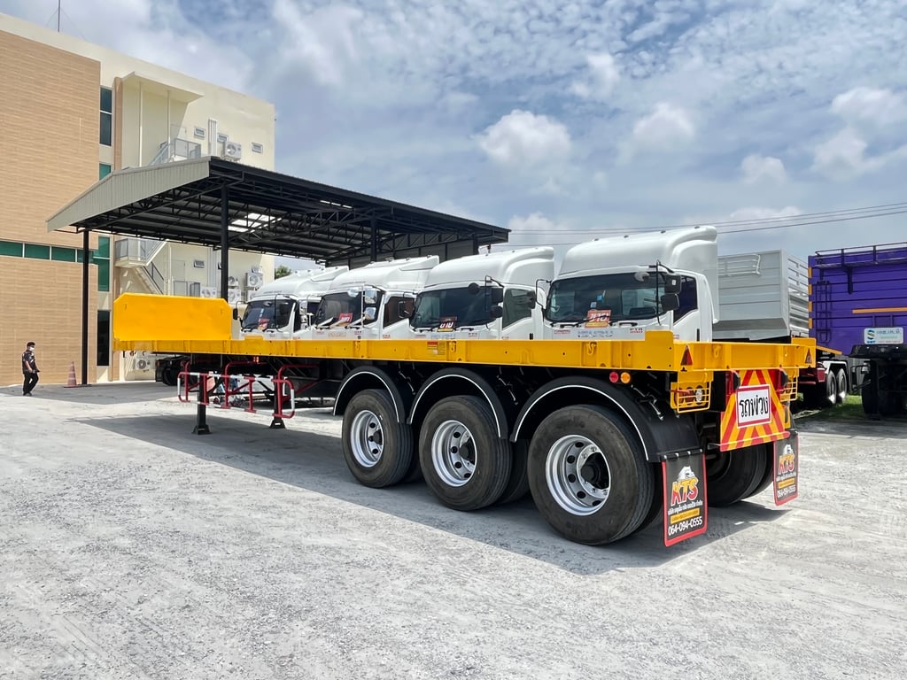 #หางพื้นเรียบ_สามเพลา อู่ WAFA ปี 2563 (6112) #หางพื้นเรียบ_สามเพลา อู่ WAFA ปี 2563 (6112)