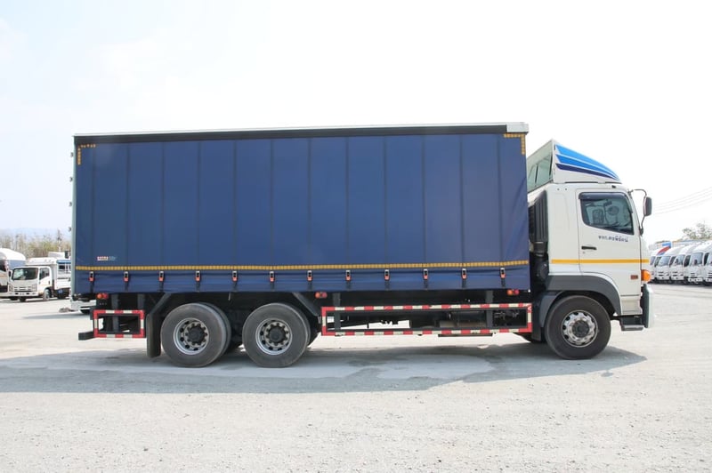 สิบล้อตู้ผ้าใบ HINO FL1A 344 แรง ปี 2567 (5506) สิบล้อตู้ผ้าใบ HINO FL1A 344 แรง ปี 2567 (5506)