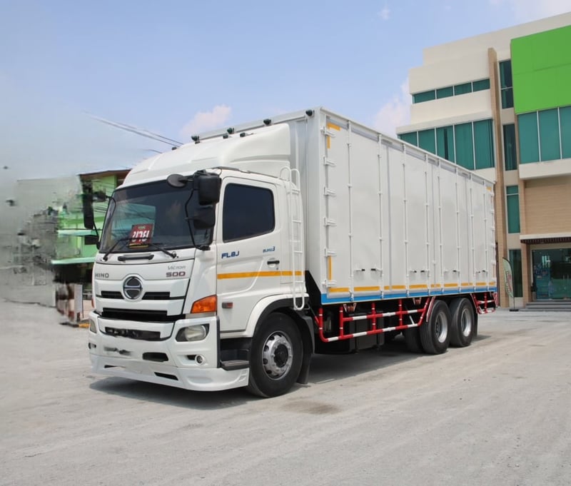 สิบล้อตู้สิบบาน HINO FL8J 260 แรง ปี 2561 (2716)