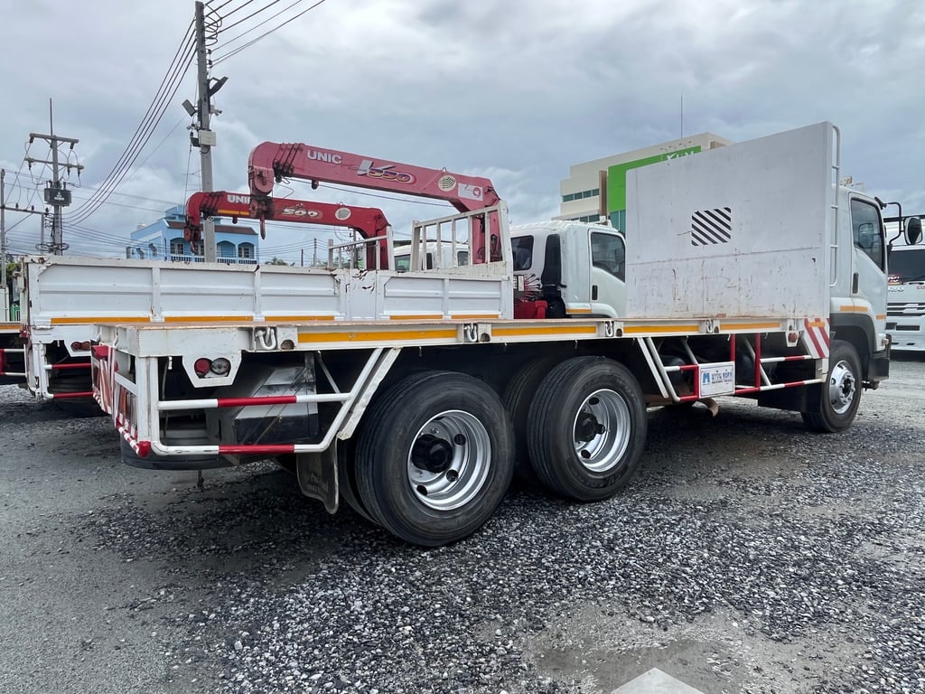 #สิบล้อพื้นเรียบ ISUZU FVZ 300แรง (0812) #สิบล้อพื้นเรียบ ISUZU FVZ 300แรง (0812)