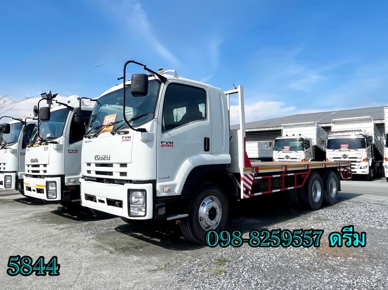 ☎️#สิบล้อพื้นเรียบ ISUZU  FVM 240 แรง ปี 2555 (5488)