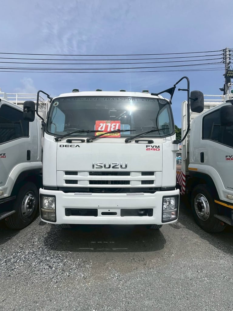 ‼️ สิบล้อพื้นเรียบ ISUZU FVM 240 แรง ปี 2555  (5844)