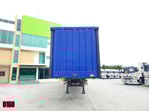 🇨🇷 หางตู้ผ้าใบ สามเพลา อู่สามมิตร ปี 2565 (0160)