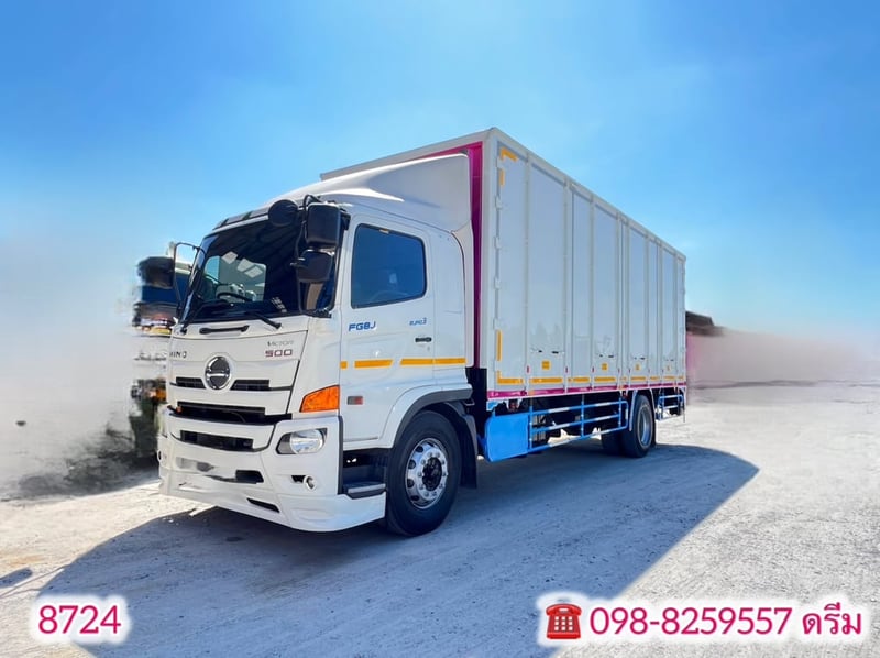 💥 หกล้อตู้สิบบาน HINO FG8J 240 แรง ปี 2562 (8724)