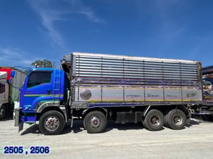 สิบสองล้อดั้มพ์พ่วงแม่ลูก  Isuzu Fyh 360 แรง (2505,2506)