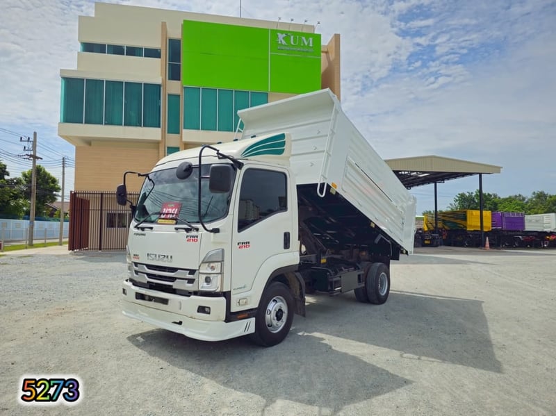 🅰️ โปรลดกระหน่ำต่ำกว่าทุน 🅰️ หกล้อดั้มพ์ ISUZU FRR 210 แรง ปี 2566 (5273)