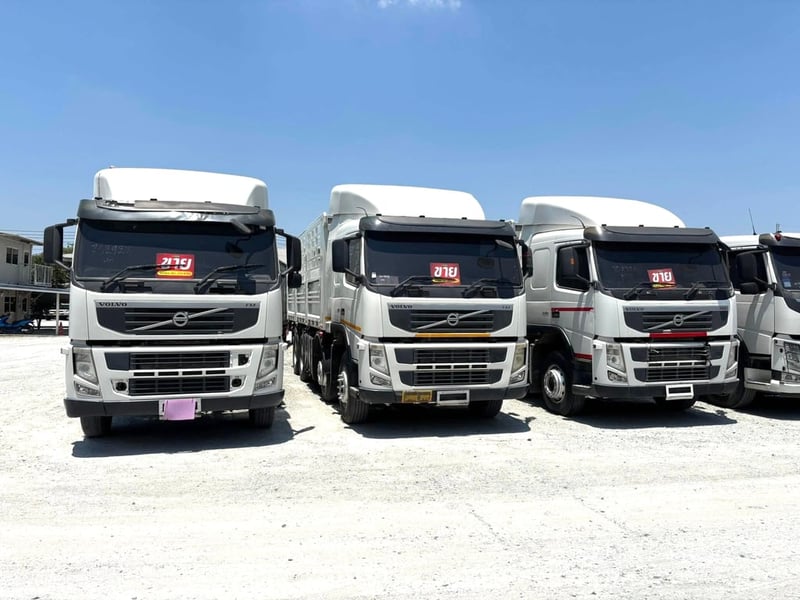 #Vาย 12 ล้อกระบะคอก Volvo FM 440 แรงม้า ปี 56 (2922)