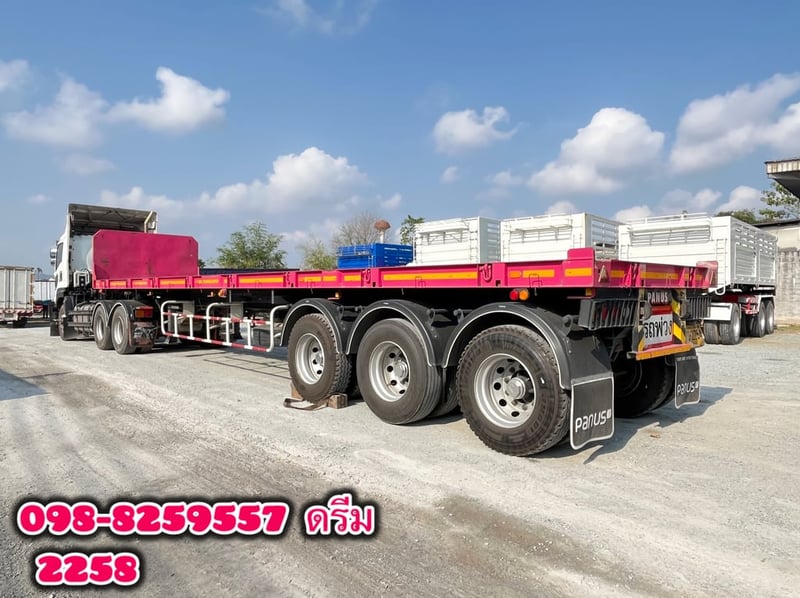 หางพื้นเรียบ สามเพลา อู่พนัส ปี 2565  (2254)