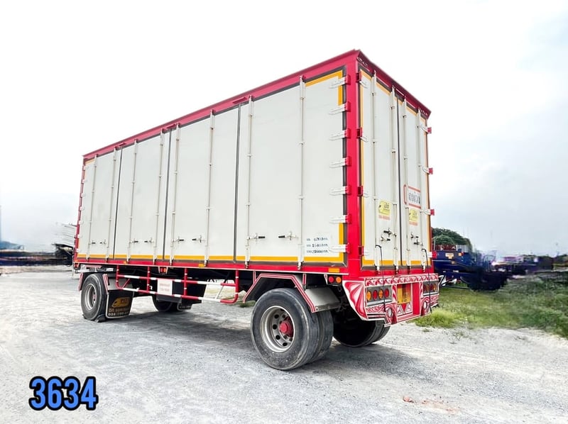 🧡 หางพ่วงตู้สิบบาน สองเพลา อู่ปิติ ปี 2565 (3634) 🧡 หางพ่วงตู้สิบบาน สองเพลา อู่ปิติ ปี 2565 (3634)