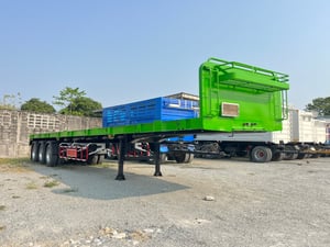 หางพื้นเรียบ สามเพลา อู่ ส.สมบัติ  ปี 2561  (5529)