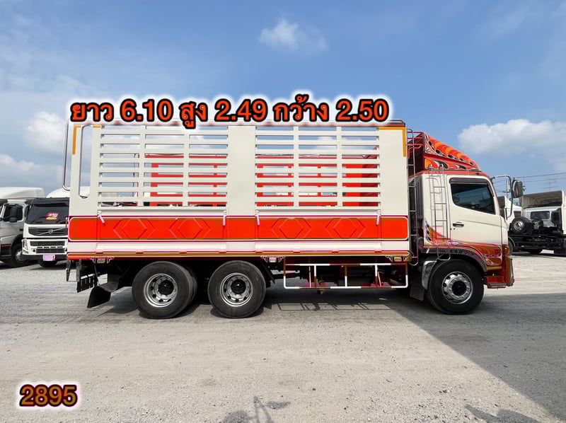 🔥 #สิบล้อคอก_HINO FL8J 260 แรง ปี 2559 (2895)