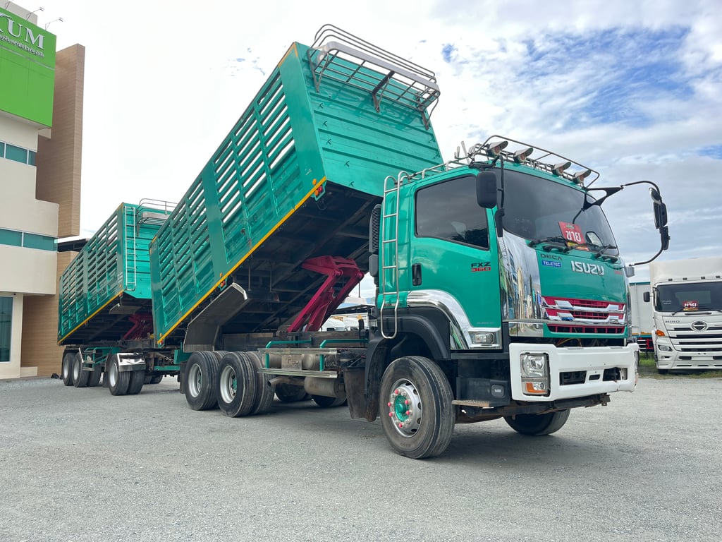 สิบล้อดั้มพ์ ISUZU FXZ 360 แรง ปี 2566,หางดั้มพ์ สามเพลา อู่ พีพีเอ็นเจเนริ่ง ทรัค ปี 2566 (4795,4796) สิบล้อดั้มพ์ ISUZU FXZ 360 แรง ปี 2566,หางดั้มพ์ สามเพลา อู่ พีพีเอ็นเจเนริ่ง ทรัค ปี 2566 (4795,4796)