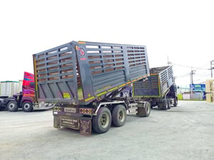 🩷สิบล้อดั้มพ์ ISUZU FXZ 360 แรง ปี 2566 น้ำหนัก 11,760กิโลกรัม 🩷หางดั้มพ์ สามเพลา อู่เดอะฟินิกซ์ ปี 2566 น้ำหนักประมาณ 8,130 กิโลกรัม (7740 , 7741)