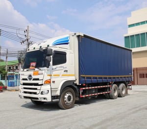สิบล้อตู้ผ้าใบ HINO FL1A 344 แรง ปี 2567  (5506)