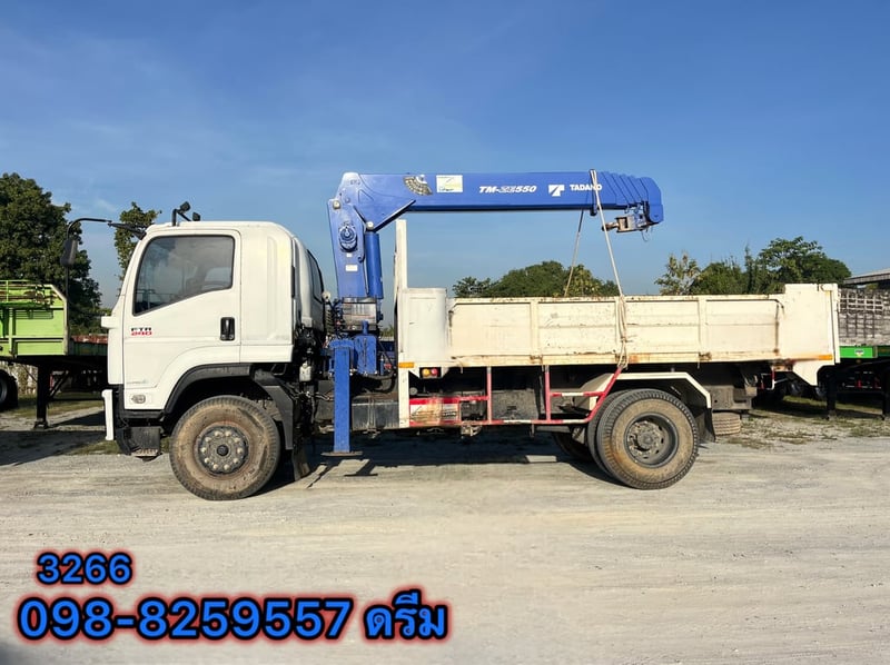 💥 หกล้อเครน ISUZU FTR 240 แรง ปี 2566  (3266)
