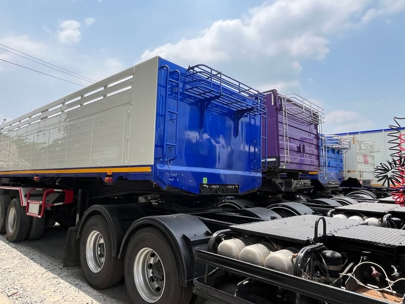 Vาย หางเซมิดั้มพ์ สองเพลา  อู่ BPT ปี 2558 (5865)