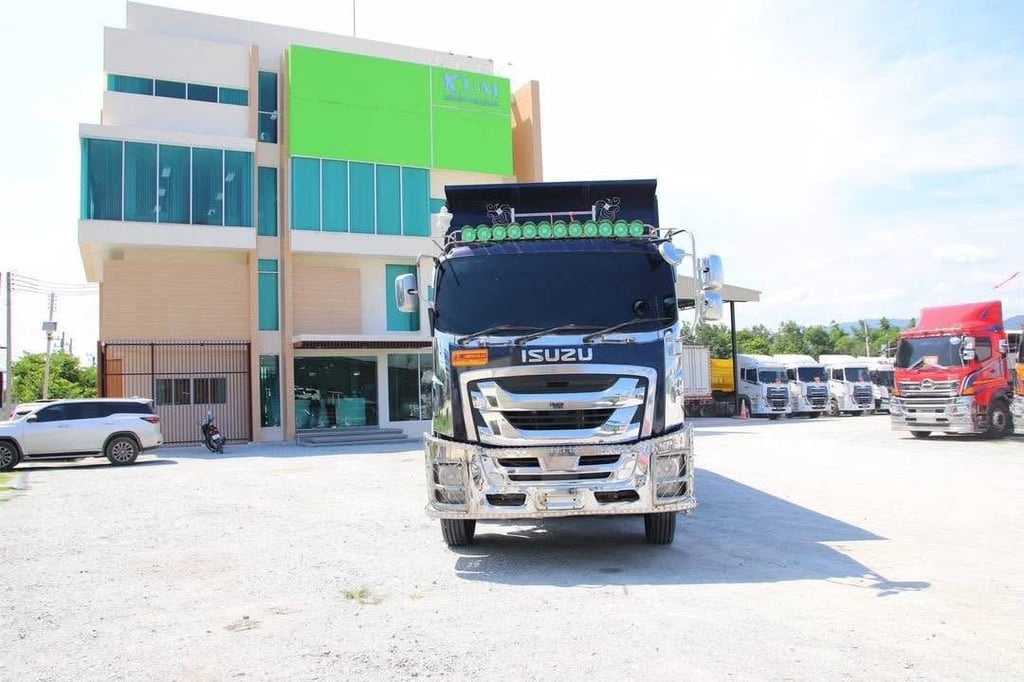 🌺 สิบสองล้อดั้มพ์ ISUZU FYH 360 แรง ปี 2565 (3777,3778) 🌺 สิบสองล้อดั้มพ์ ISUZU FYH 360 แรง ปี 2565 (3777,3778)