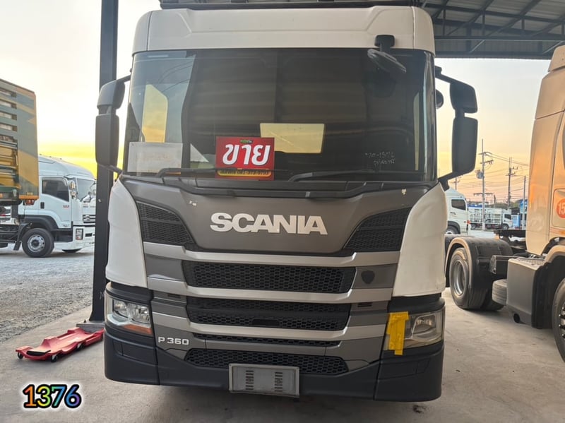 🔥 SCANIA P360 แรงม้า เพลาเดียวยกล้อ  ลากหนักได้ ประหยัดกว่า ปี 2020 (1376)
