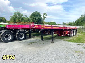 🔥#หางพื้นเรียบ สามเพลา อู่ เดอะซัน  ปี 2565  (0376)