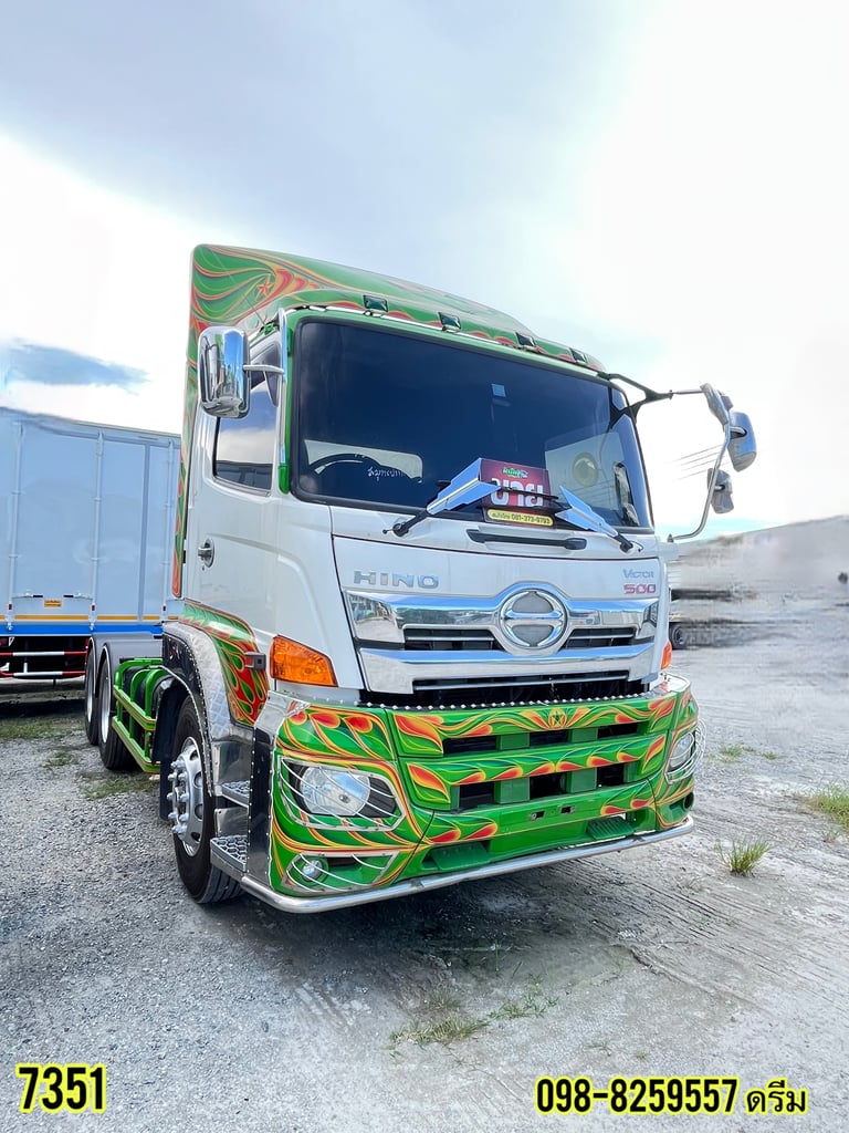 😎สิบล้อหัวลาก HINO FM2P 380 แรง ปี 2562 (7351) 😎สิบล้อหัวลาก HINO FM2P 380 แรง ปี 2562 (7351)