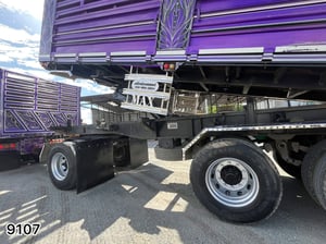 ‼️สิบล้อดั้มพ์ ISUZU FXZ 360 แรง ปี 2566 แม่ยาว 6.20 กว้าง 2.55 สูงพื้น 1.90 น้ำหนักตัวแม่  13,580 กก. ‼️ หางดั้มพ์ สามเพลา อู่แม็กซ์เทรลเลอร์ ปี 2566(9107 , 9108)