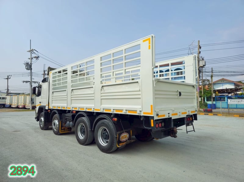 🔥 #Vาย 12 ล้อกระบะคอก Volvo FM 440 แรงม้า ปี 56 (2894)