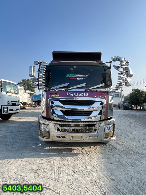 📣หกล้อดั้มพ์ พ่วงเเม่ลูก ปี 2565 ISUZU FTR 240 เเรง (5403)(5404) 📣หกล้อดั้มพ์ พ่วงเเม่ลูก ปี 2565 ISUZU FTR 240 เเรง (5403)(5404)
