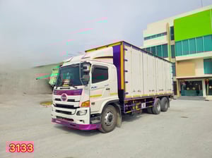สิบล้อตู้สิบบาน HINO FL8J 260 แรง ปี 2560 (3133)
